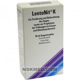 Лентонит капли (LENTO NIT K) Augentropfen 10 ml