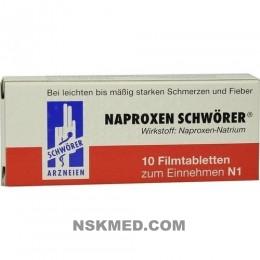 Напроксен таблетки (NAPROXEN) Schwörer Filmtabletten 10 St