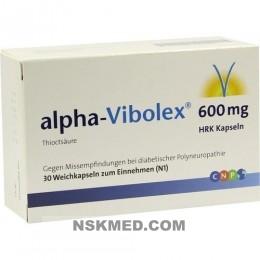 ALPHA VIBOLEX 600 mg HRK Weichkapseln 30 St