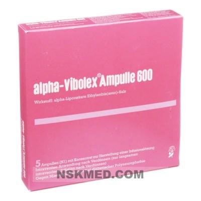 ALPHA VIBOLEX 600 mg Ampullen 5 St