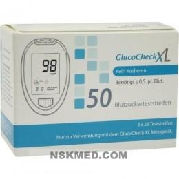 GLUCO CHECK XL Blutzuckerteststreifen 50 St