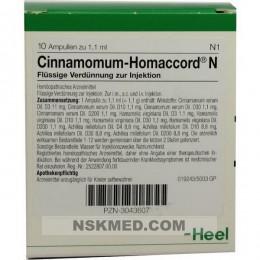 CINNAMOMUM HOMACCORD N 10 ST
