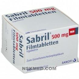 Сабрил (SABRIL) 500 mg Filmtabletten 100 St
